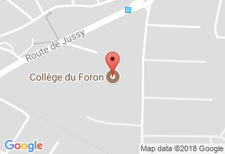 Plan de localisation de CMP des Voirons