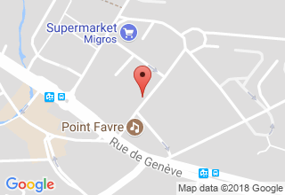 Plan de localisation de Place Favre