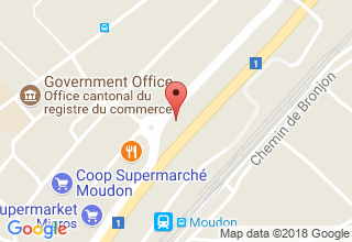 Plan de localisation de Evangélique de Moudon