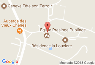 Plan de localisation de Presinge-Puplinge