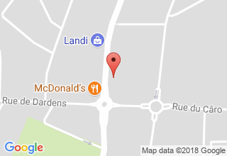 Plan de localisation de Econerg Sàrl