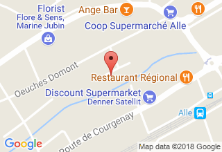 Plan de localisation de Wermeille Sylvain
