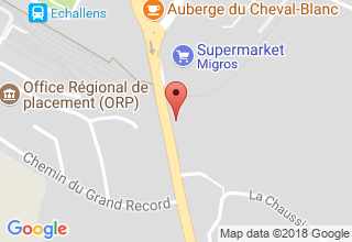 Plan de localisation de Policier - Commisariat de police cantonale vaudoise Policier - Commisariat de police de Sûreté