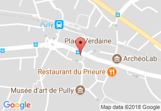 Plan de localisation de Policier - Commisariat de police intercommunale Pully-Paudex-Savigny-Belmont