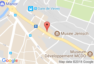 Plan de localisation de CIMV Centre d'Imagerie médicale de Vevey SA