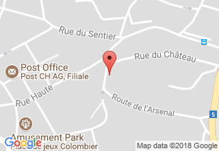 Plan de localisation de du Château Sàrl