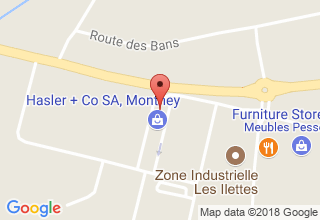 Plan de localisation de Hasler + Co SA