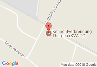 Plan de localisation de Kehrichtverbrennungsanlage Verband KVA Thurgau