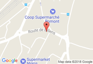 Plan de localisation de Bennes Service Romont SA