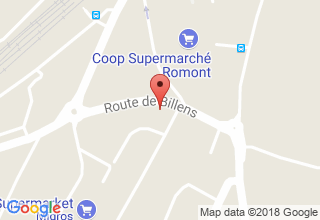 Plan de localisation de BSR Bennes Service Romont SA