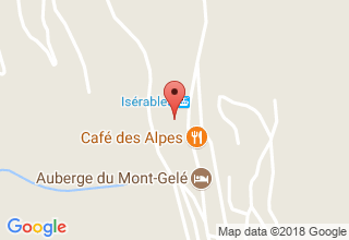 Plan de localisation de Auberge du Mont Gelé