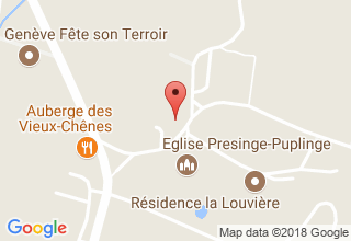 Plan de localisation de Auberge Communale de Presinge