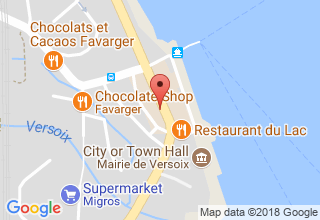 Plan de localisation de Auberge du Lion d'Or, Versoix