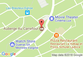 Plan de localisation de Auberge Au Carrefour Sàrl