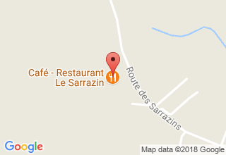 Plan de localisation de Restaurant le Sarrazin