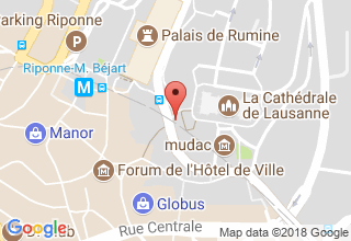 Plan de localisation de Giraf restaurant Vieux-Lausanne