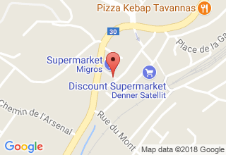 Plan de localisation de Librairie-papeterie du Pierre-Pertuis SA