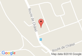 Plan de localisation de la Petite Auberge Châtel