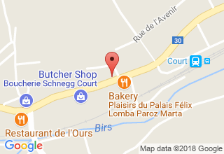 Plan de localisation de le Guillaume Tell