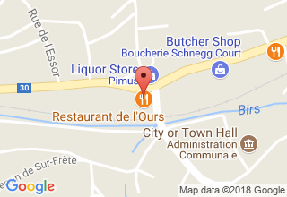 Plan de localisation de de l'Ours