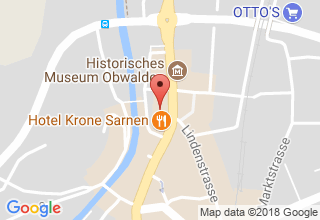 Plan de localisation de Krone Sarnen