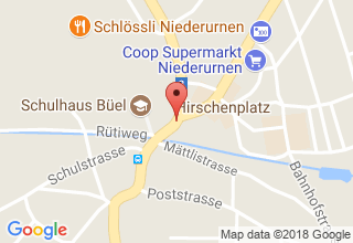 Plan de localisation de Autobahnraststätte Glarnerland A3