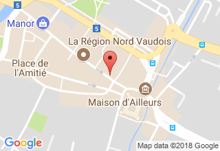 Plan de localisation de Papeterie: magazine, livre, journaux Porchet & Cie