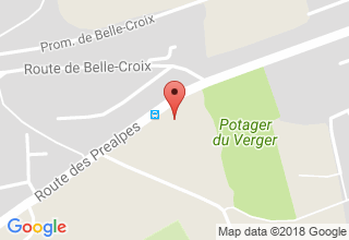 Plan de localisation de des Préalpes