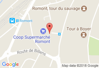 Plan de localisation de Pause Café