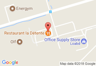 Plan de localisation de la Détente