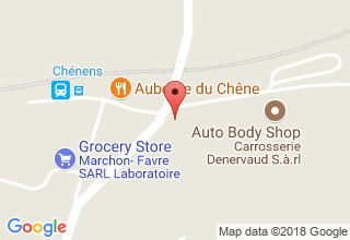Plan de localisation de Auberge du Chêne