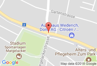 Plan de localisation de Rennbahn