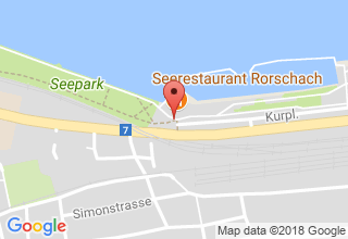 Plan de localisation de Seerestaurant Rorschach