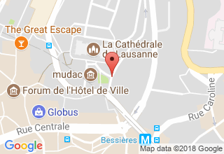 Plan de localisation de l'Ecritoire Design Sàrl