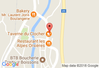 Plan de localisation de Tea Room Le Carillon