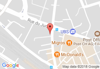 Plan de localisation de Bauer Renens SA