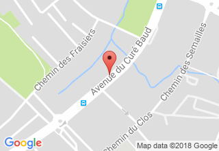 Plan de localisation de Tennis-Club Lancy-Fraisiers