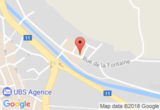Plan de localisation de Café-Restaurant la Fontaine