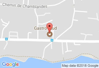 Plan de localisation de la Pinte Vaudoise, Association Restaurant d'Application