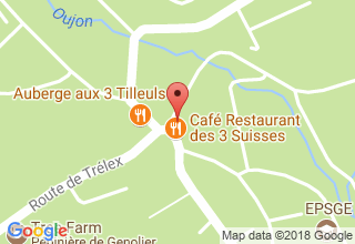 Plan de localisation de Café-Restaurant des 3 Suisses Sàrl