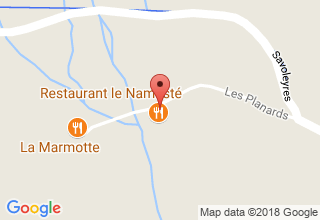 Plan de localisation de le Namasté
