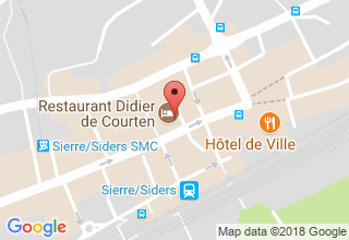 Plan de localisation de Restaurant Didier de Courten