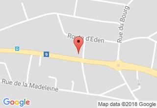 Plan de localisation de L'Atelier Gourmand de Marie-Emilie
