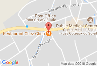 Plan de localisation de Chez Chen