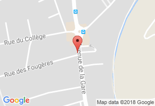 Plan de localisation de les Fougères
