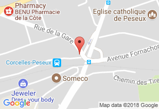 Plan de localisation de Restaurant de la Gare
