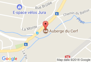 Plan de localisation de Le Cerf