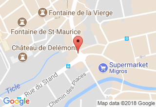 Plan de localisation de Le Bleu Lézard Café