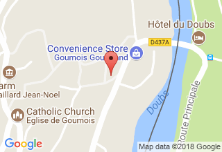 Plan de localisation de Hôtel du Doubs
