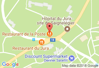 Plan de localisation de de la Poste